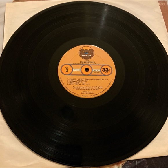 Todd Rundgren Dbl LP plus Poster - Picture 4 of 8